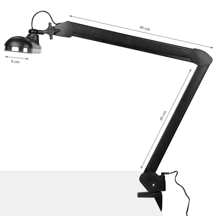 LED Lamp Schoonheidssalon met Klem en Instelbare Lichtintensiteit Elegante 801L Zwart - afbeelding 6