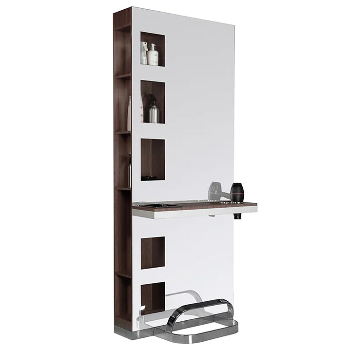 Kaptafel Kapperssalon Gabbiano B058 Wengehout - afbeelding 2