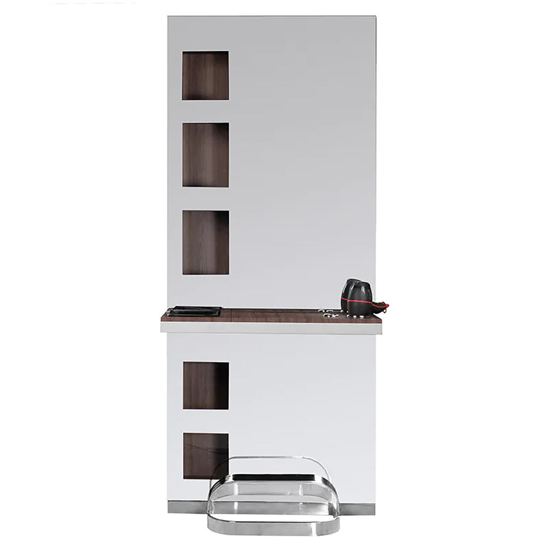 Kaptafel Kapperssalon Gabbiano B058 Wengehout - afbeelding 4