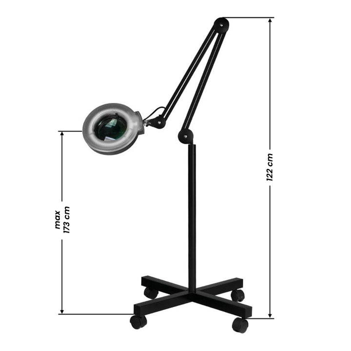 Loeplamp LED 5D op Statief S4 Zwart - afbeelding 6