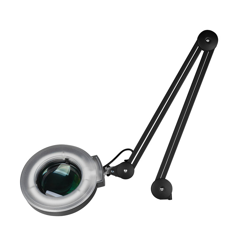 Loeplamp LED 5D op Statief Instelbare Lichtsterkte S5 Zwart - afbeelding 2