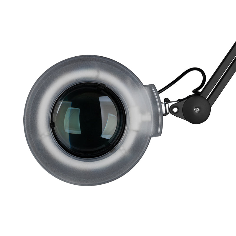 Loeplamp LED 5D op Statief Instelbare Lichtsterkte S5 Zwart - afbeelding 3