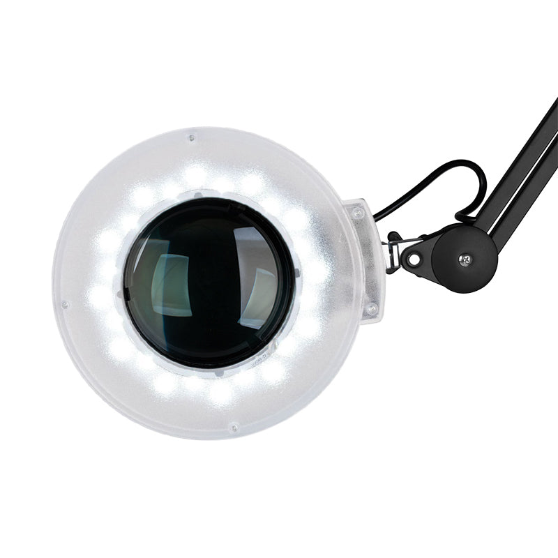 Loeplamp LED 5D op Statief Instelbare Lichtsterkte S5 Zwart - afbeelding 4
