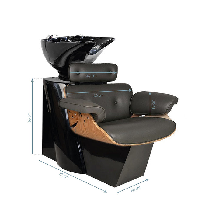 Wasunit Gabbiano Florence Grijs - afbeelding 3
