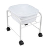 Pyörällinen jalkakylpy Activeshop Compact - valkoinen