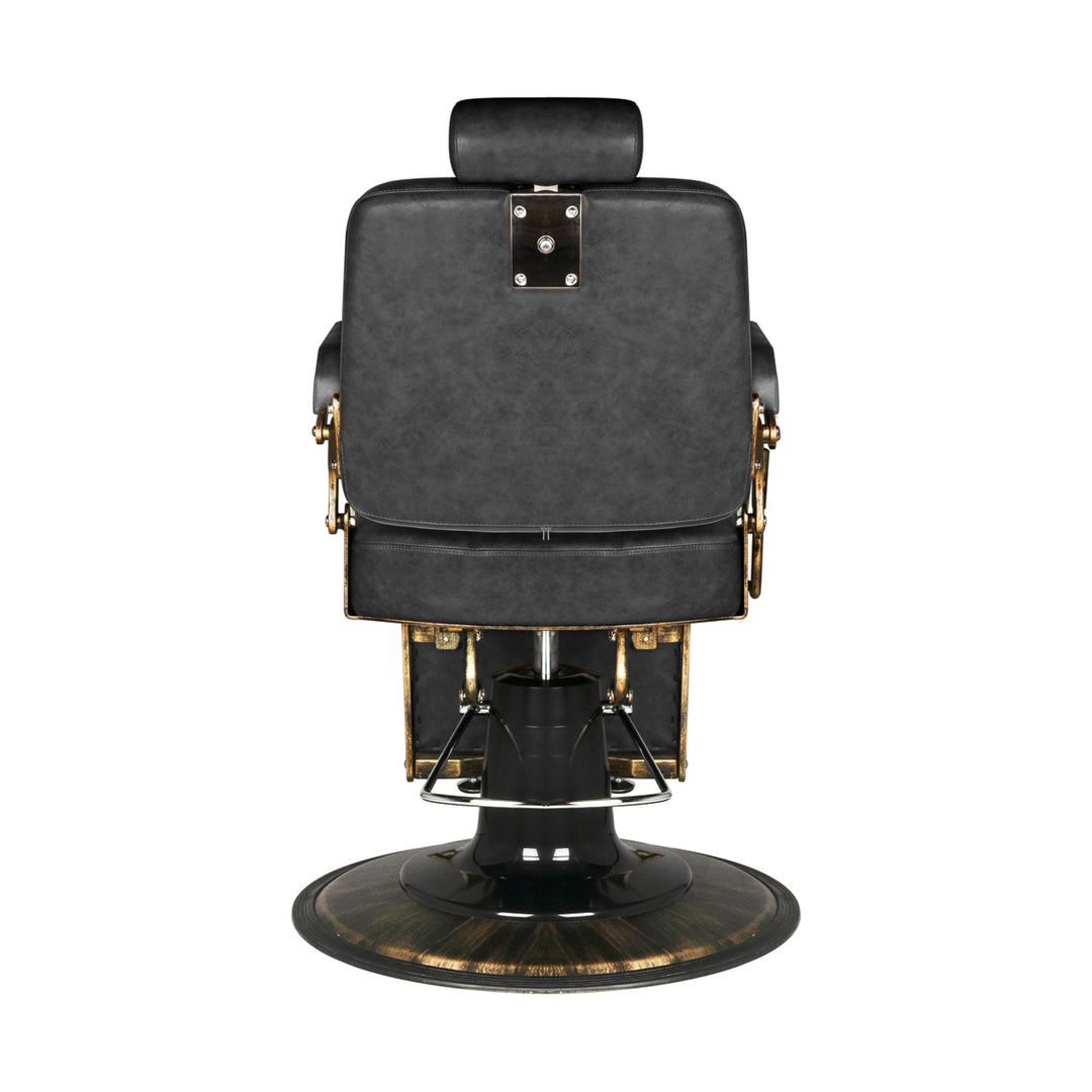 Barberstoel Gabbiano Boss HD Vingtage Leer Zwart - afbeelding 4