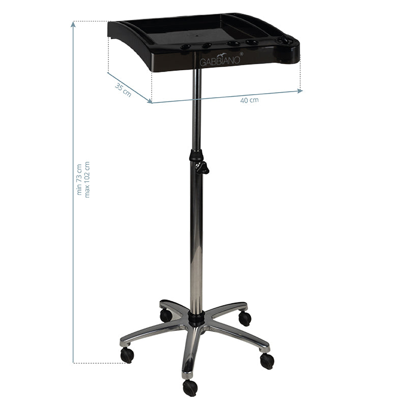 Werkwagen Kapper Gabbiano 265 Zwart - afbeelding 4