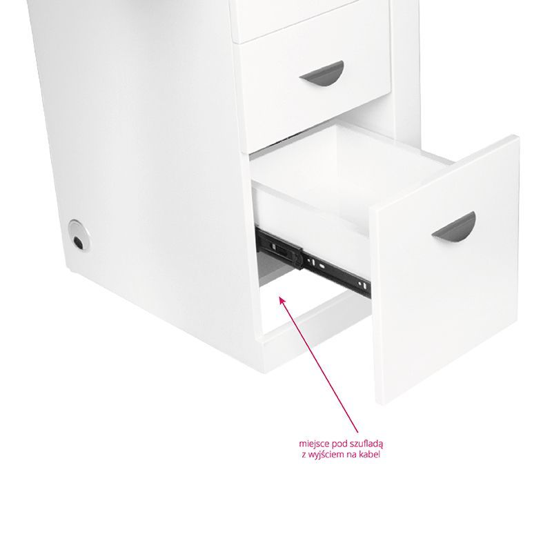 Manicure Tafel 310 Wit Rechts - afbeelding 8