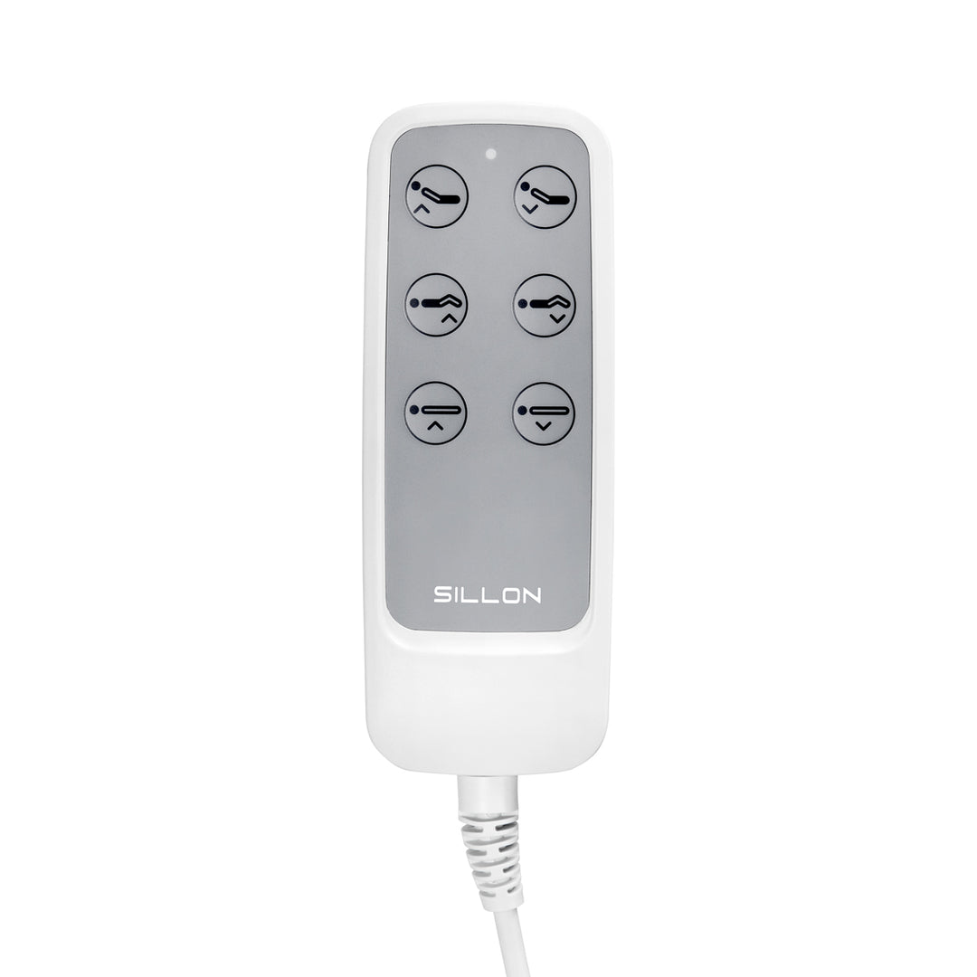 Elektrische Behandelstoel Lux 273B 3 Motoren Wit - afbeelding 13