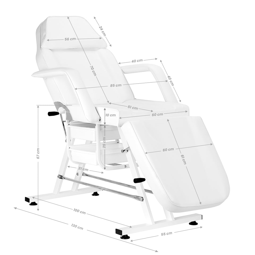 Behandelstoel Sillon met Trays Wit - afbeelding 16