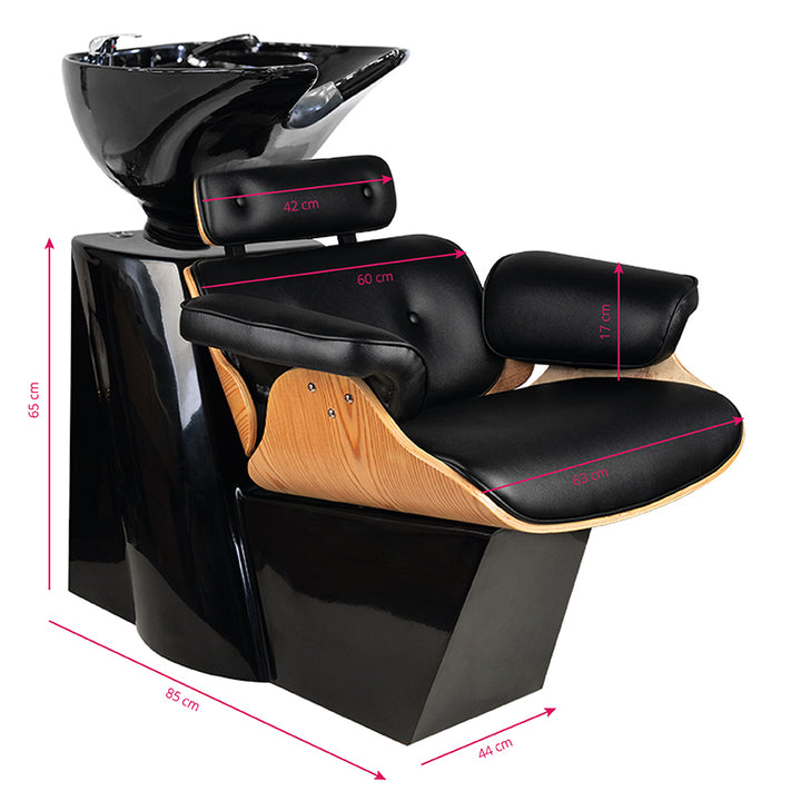 Wasunit Gabbiano Florence Walnoot Zwart - afbeelding 3