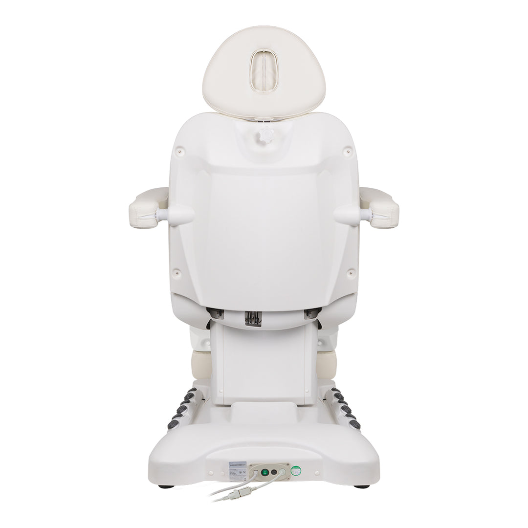 Behandelstoel Elektrisch Azzurro 708B 3 Motoren met Voetpedaal en Verwarming Wit - afbeelding 10