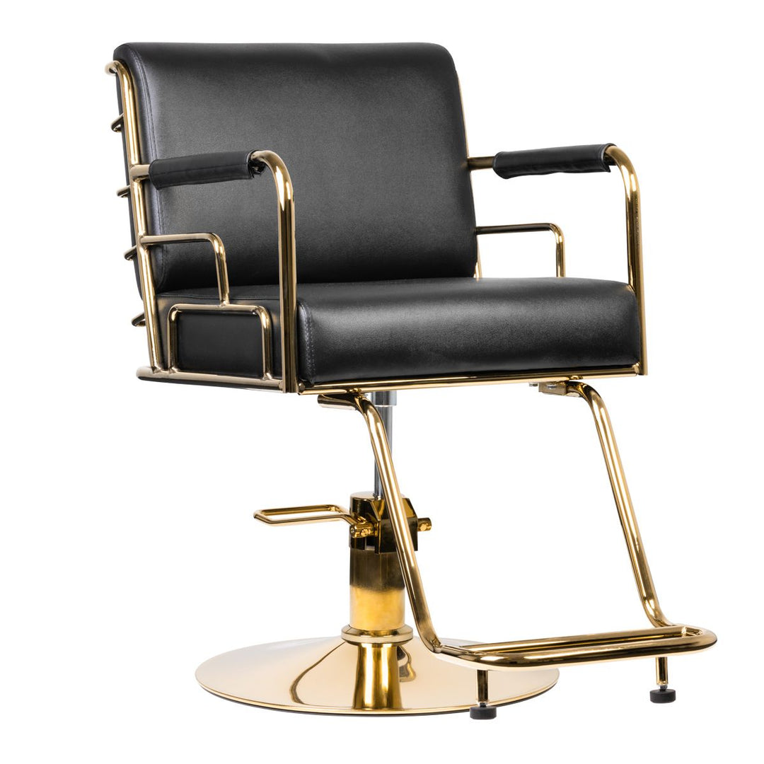Kappersstoel Gabbiano Prato Goud-Zwart