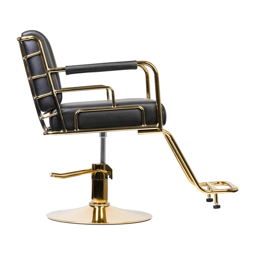 Kappersstoel Gabbiano Prato Goud-Zwart - afbeelding 2