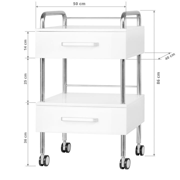 Roltafel 6051 Wit - afbeelding 5