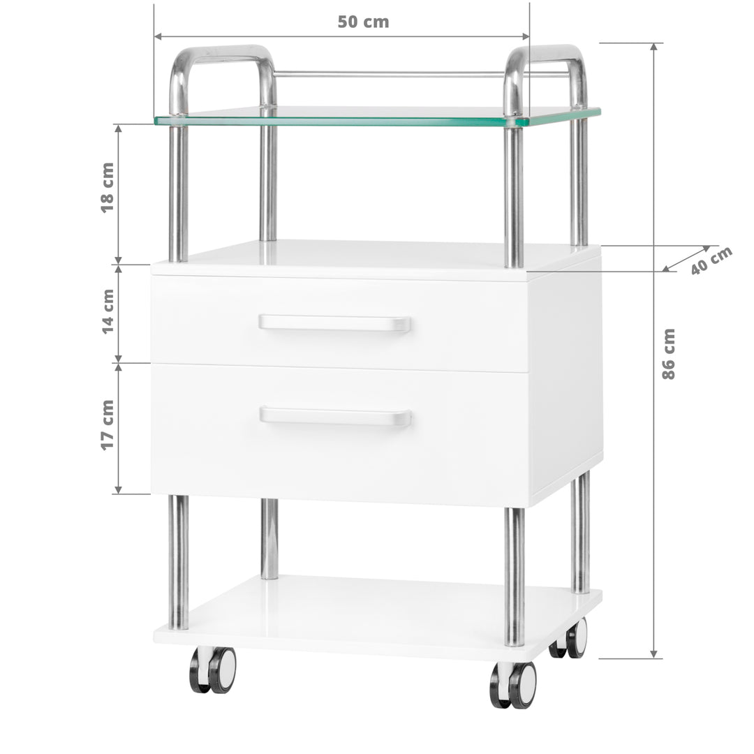 Roltafel 6052 Wit - afbeelding 5