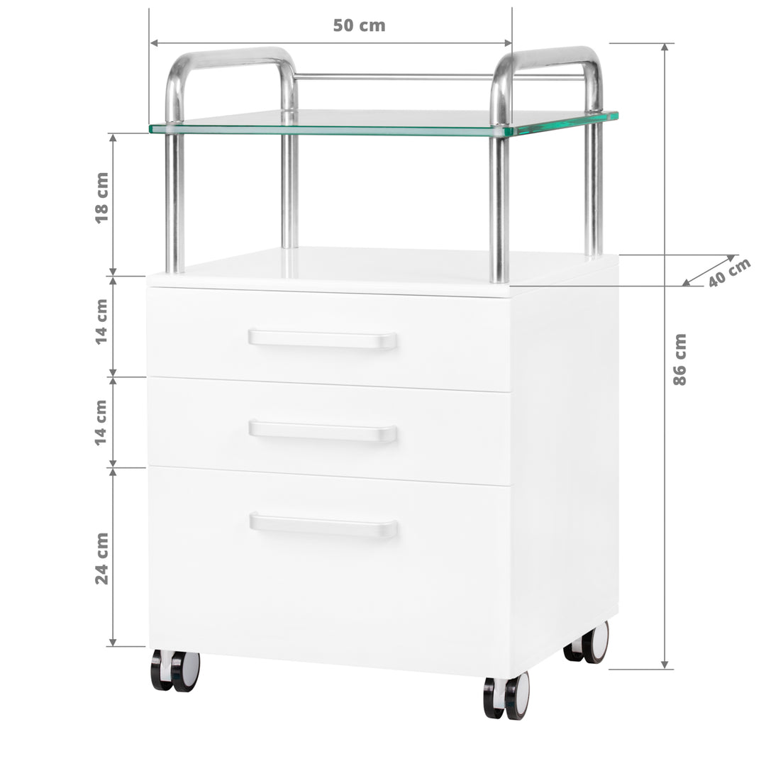 Roltafel 6053 Wit - afbeelding 5