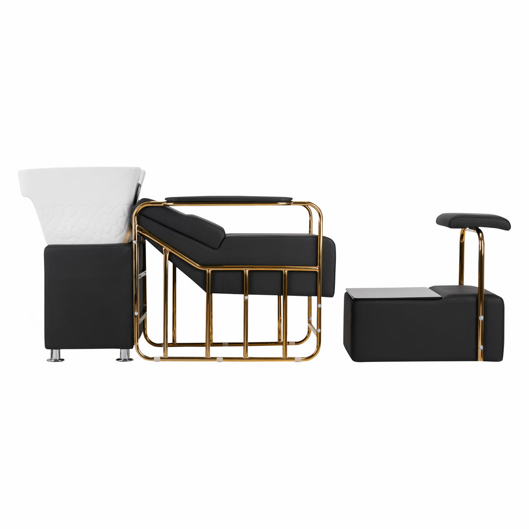 Wasunit Gabbiano Mayka Goud-Zwart - afbeelding 2
