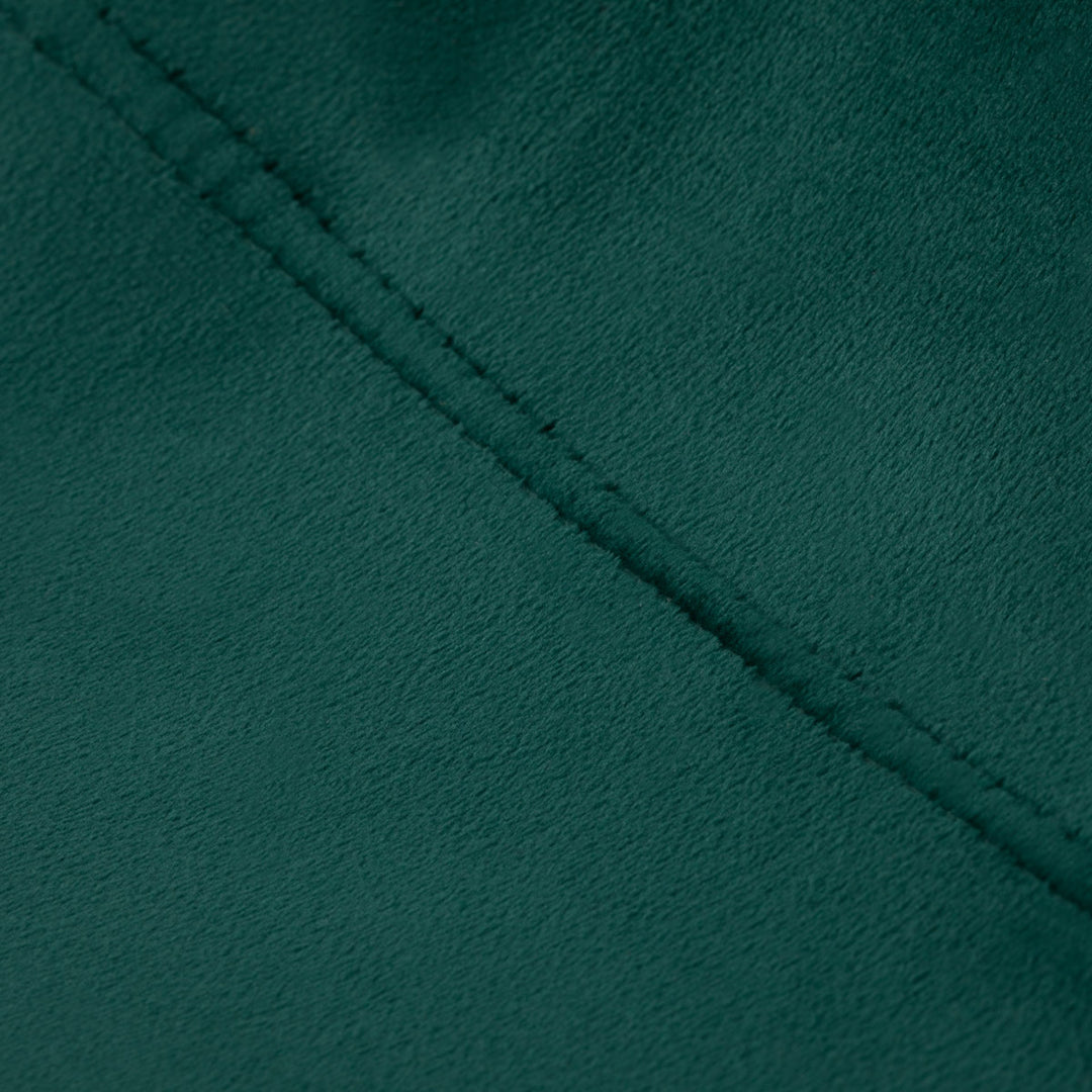 Barkruk met Rugleuning Fluweel Verstelbaar Draaibaar 4Rico QS-B15 Goud-Groen - afbeelding 5