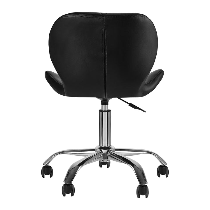 Salonstoel met Wielen Verstelbaar 4Rico QS-06 Zwart - afbeelding 3
