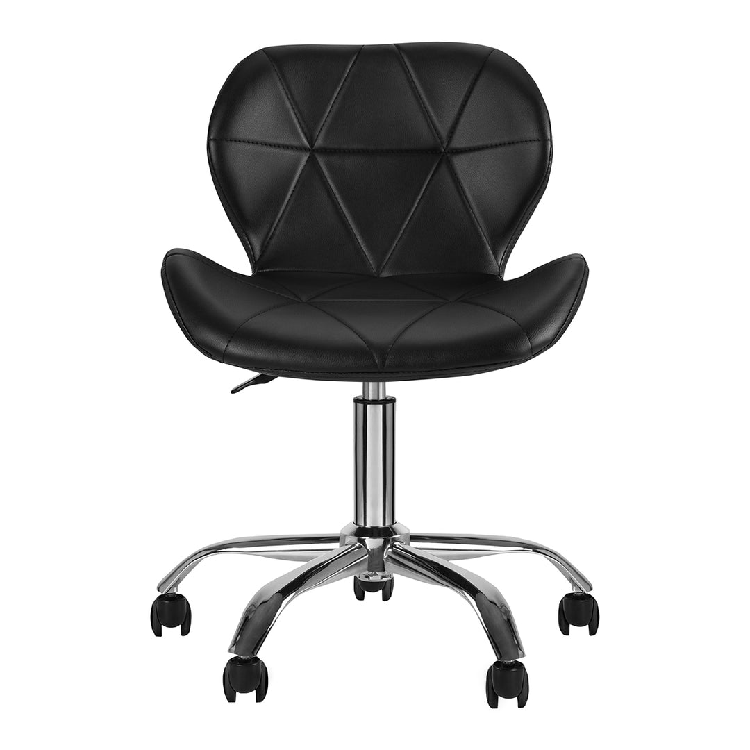 Salonstoel met Wielen Verstelbaar 4Rico QS-06 Zwart - afbeelding 4