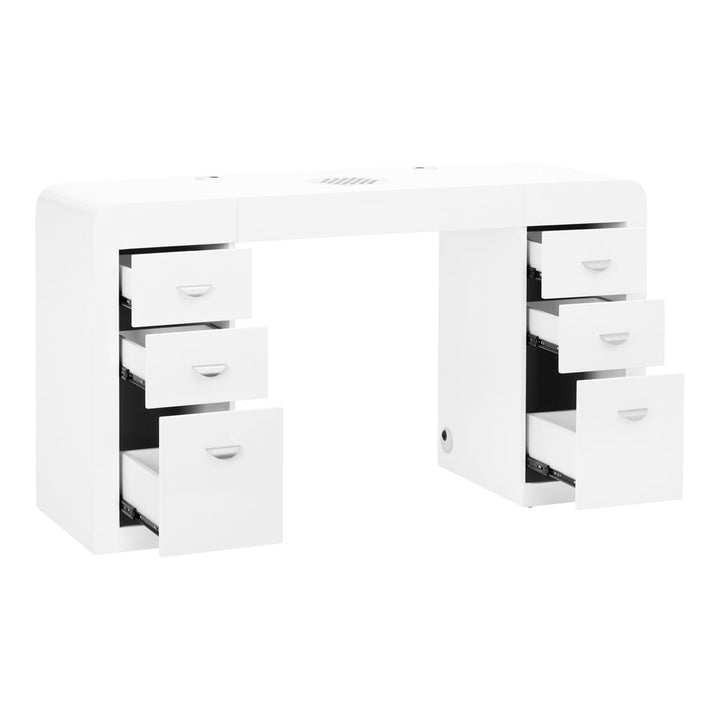 Manicure Tafel 314 Wit met Afzuiging - afbeelding 2