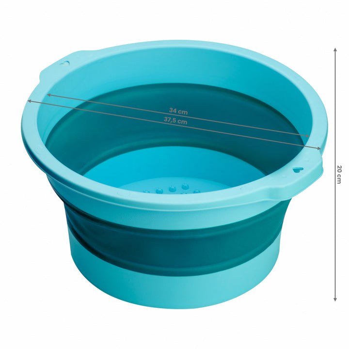 Pedicure Kom Opvouwbaar Blauw - afbeelding 11