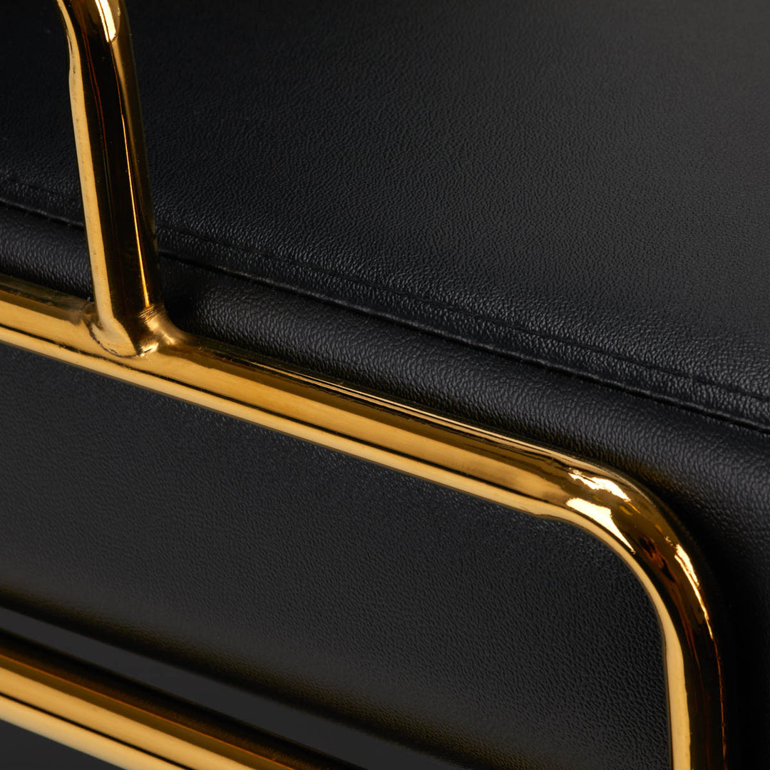 Wasunit Gabbiano Prato Zwart-Goud - afbeelding 6