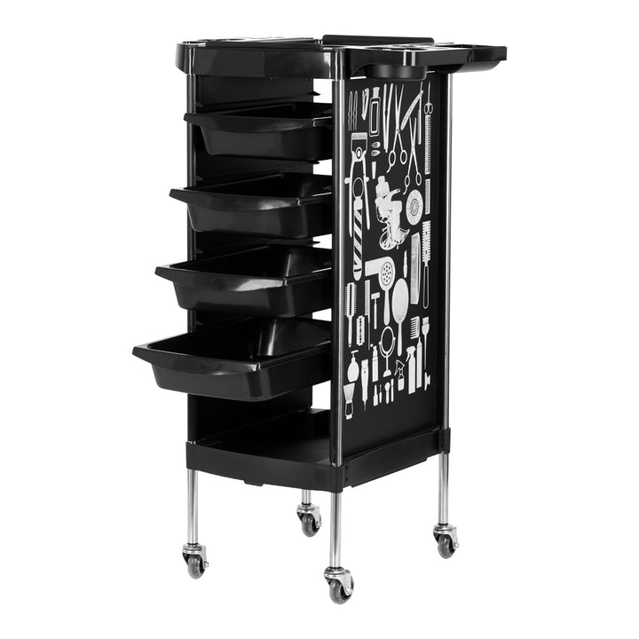 Werkwagen Kapper Gabbiano X11-9 Graph Zwart - afbeelding 2