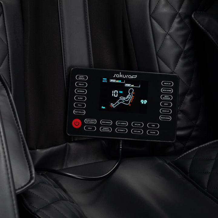 Massagestoel Elektrisch Sakura Standard 801 Zwart - afbeelding 10