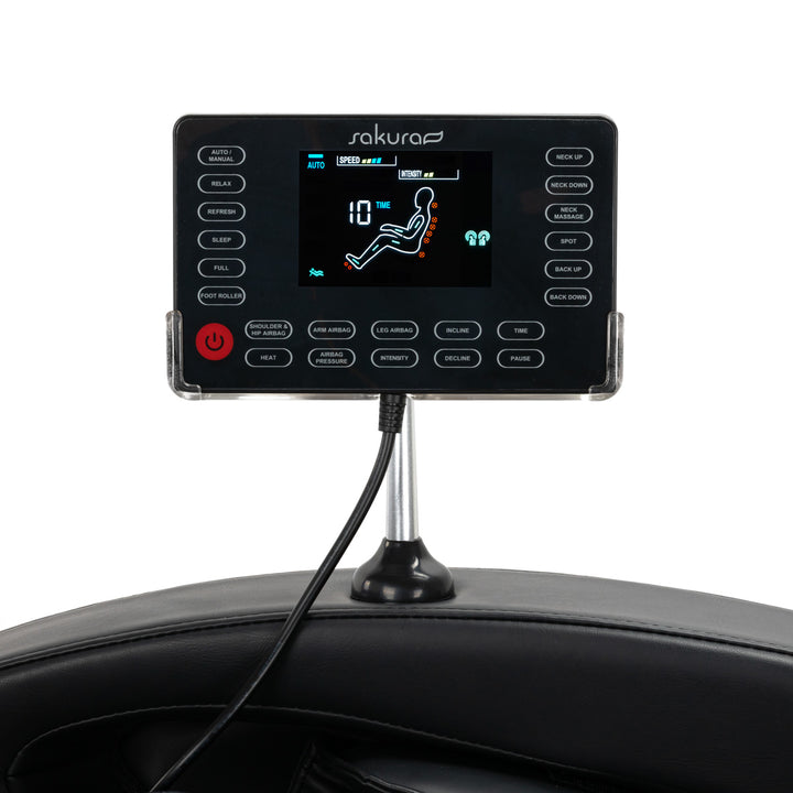 Massagestoel Elektrisch Sakura Standard 801 Zwart - afbeelding 16