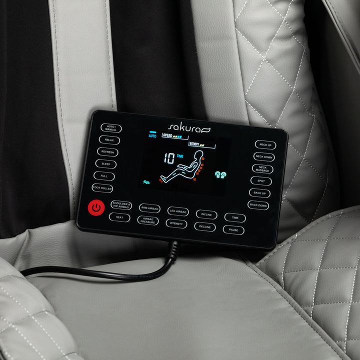 Massagestoel Elektrisch Sakura Standard 801 Grijs - afbeelding 10