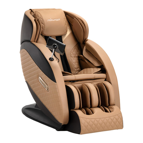 Sähköinen shiatsu-hierontatuoli Sakura Standard 801 - ruskea