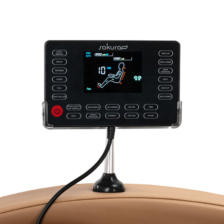 Massagestoel Elektrisch Sakura Standard 801 Bruin - afbeelding 16