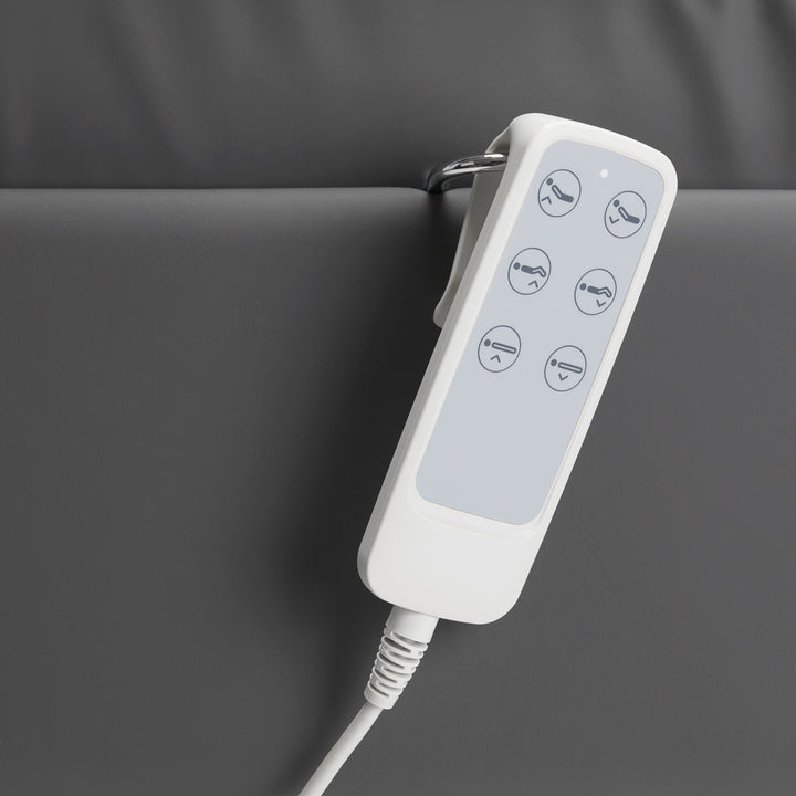 Elektrische Behandelstoel Lux 273B 3 Motoren Grijs-Wit - afbeelding 14