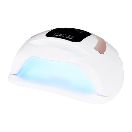 UV-lamppu kynsille Glow S1 168 W - valkoinen ja kulta