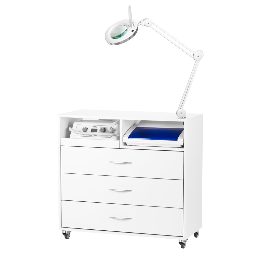 Professionele Pedicure Set Y-200 met Roltafel, Pedicuremotor, Loeplamp en UV-C Apparaat