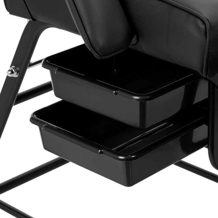 Behandelstoel 557A met Trays Zwart - afbeelding 9
