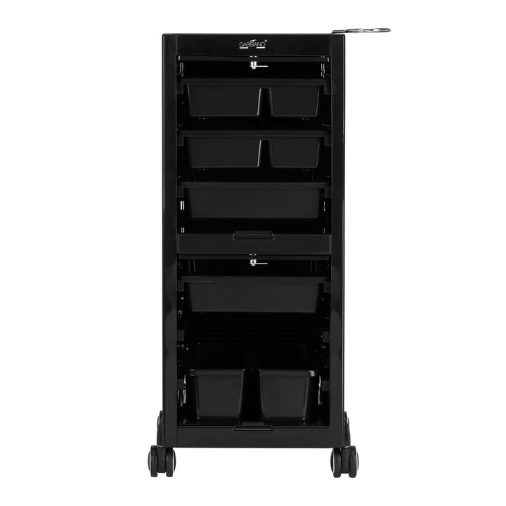 Werkwagen Kapper met Slot Gabbiano C12 Zwart - afbeelding 6