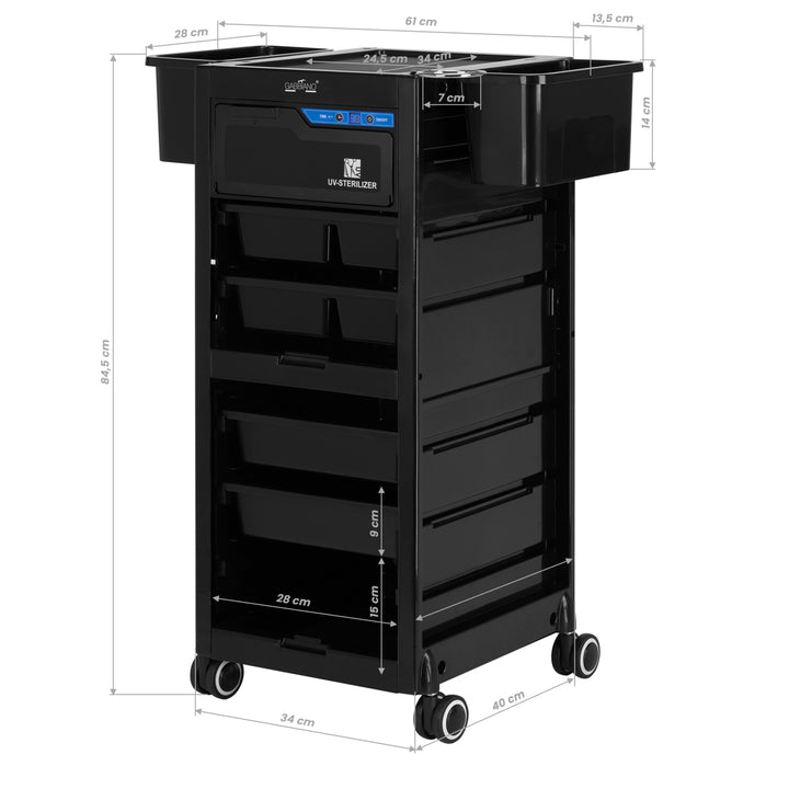 Werkwagen Kapper Gabbiano X11-9 Graph Wit - afbeelding 16