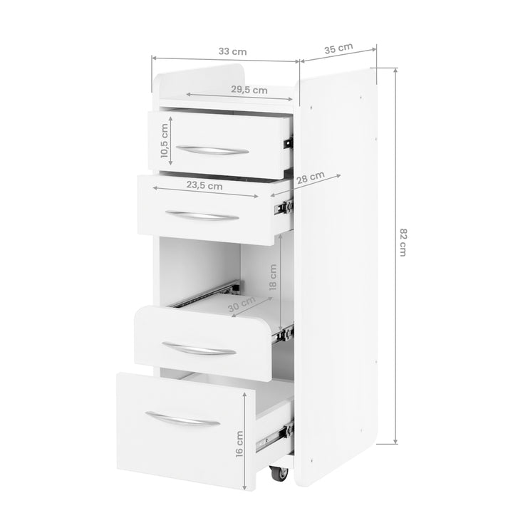 Roltafel 969 Wit - afbeelding 7