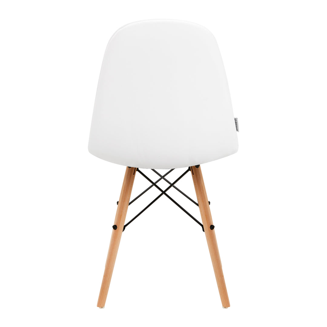 Salonstoel Hout 4Rico QS-185 Wit - afbeelding 4