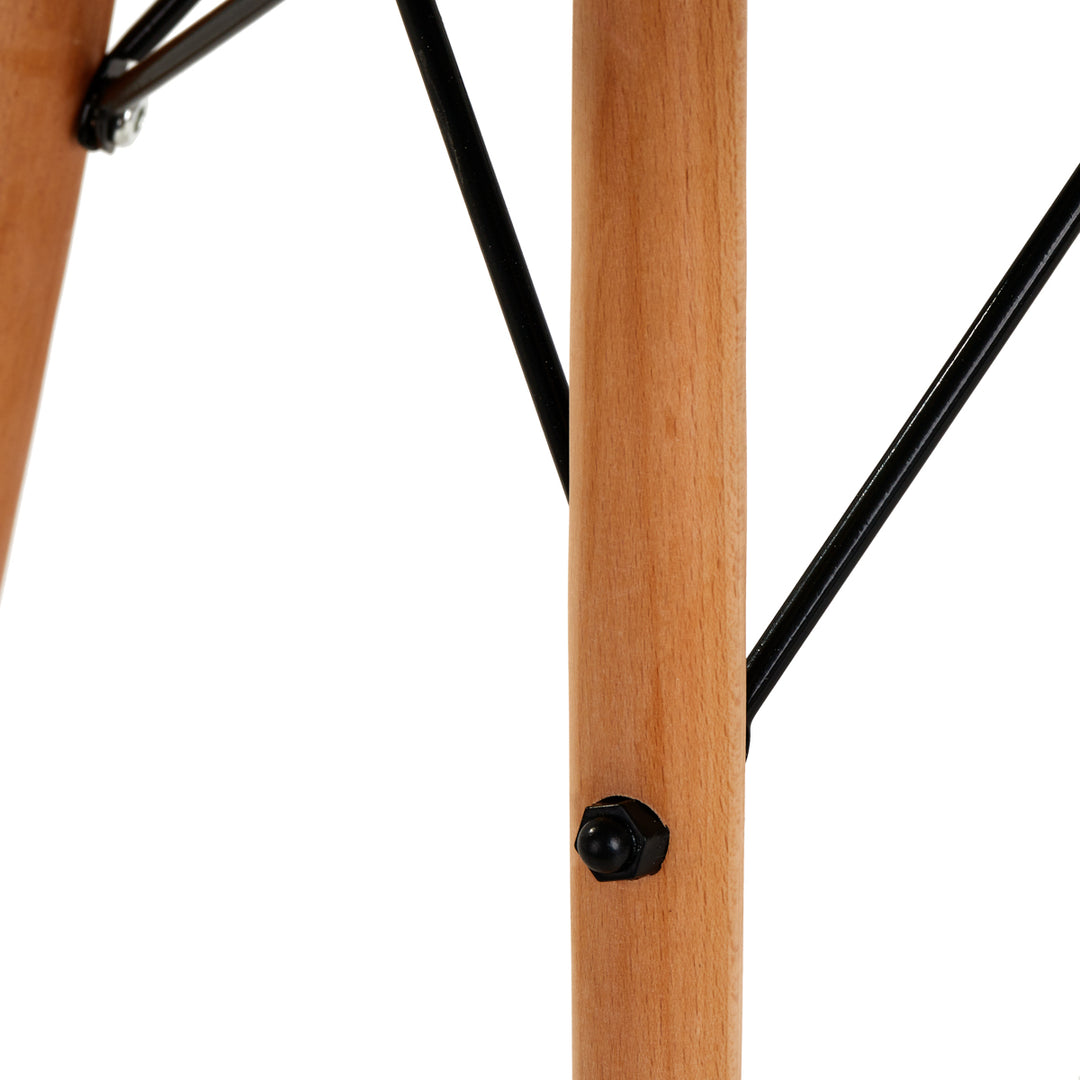 Salonstoel Fluweel Hout 4Rico QS-186 Grijs - afbeelding 8