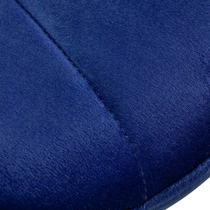 Salonstoel Fluweel Hout 4Rico QS-186 Marineblauw - afbeelding 5