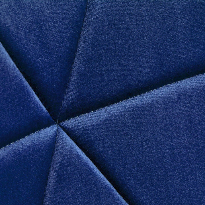 Salonstoel Fluweel Hout 4Rico QS-186 Marineblauw - afbeelding 6