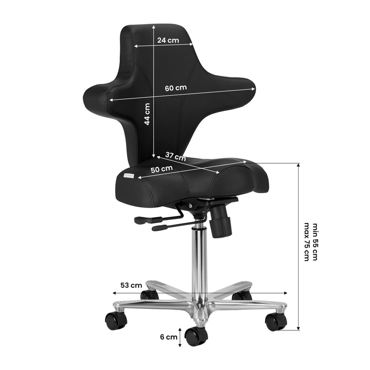 Tabouret Verstelbaar Azzurro Special 152 Zwart - afbeelding 10