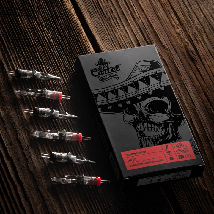 Tattoo Naalden Cartridge RL-X 3RLX 3 InRow 0.35 mm El Cartel V2 10 st - afbeelding 5