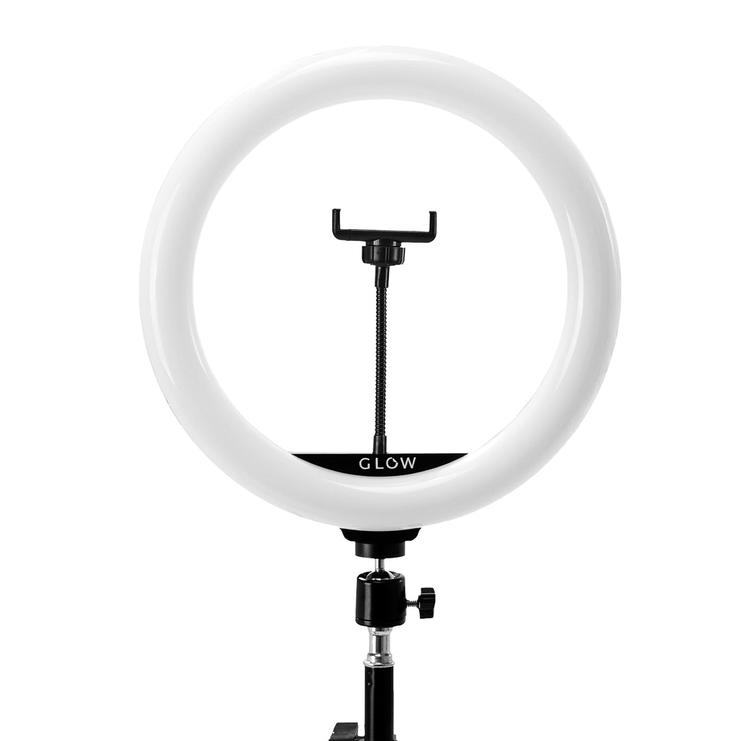 Ringlamp met Statief Glow 10" 10W Zwart - afbeelding 3