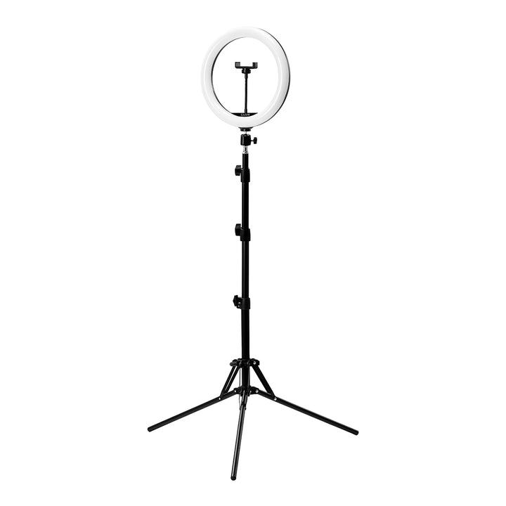 Ringlamp met Statief Glow 10" 10W Zwart RGB