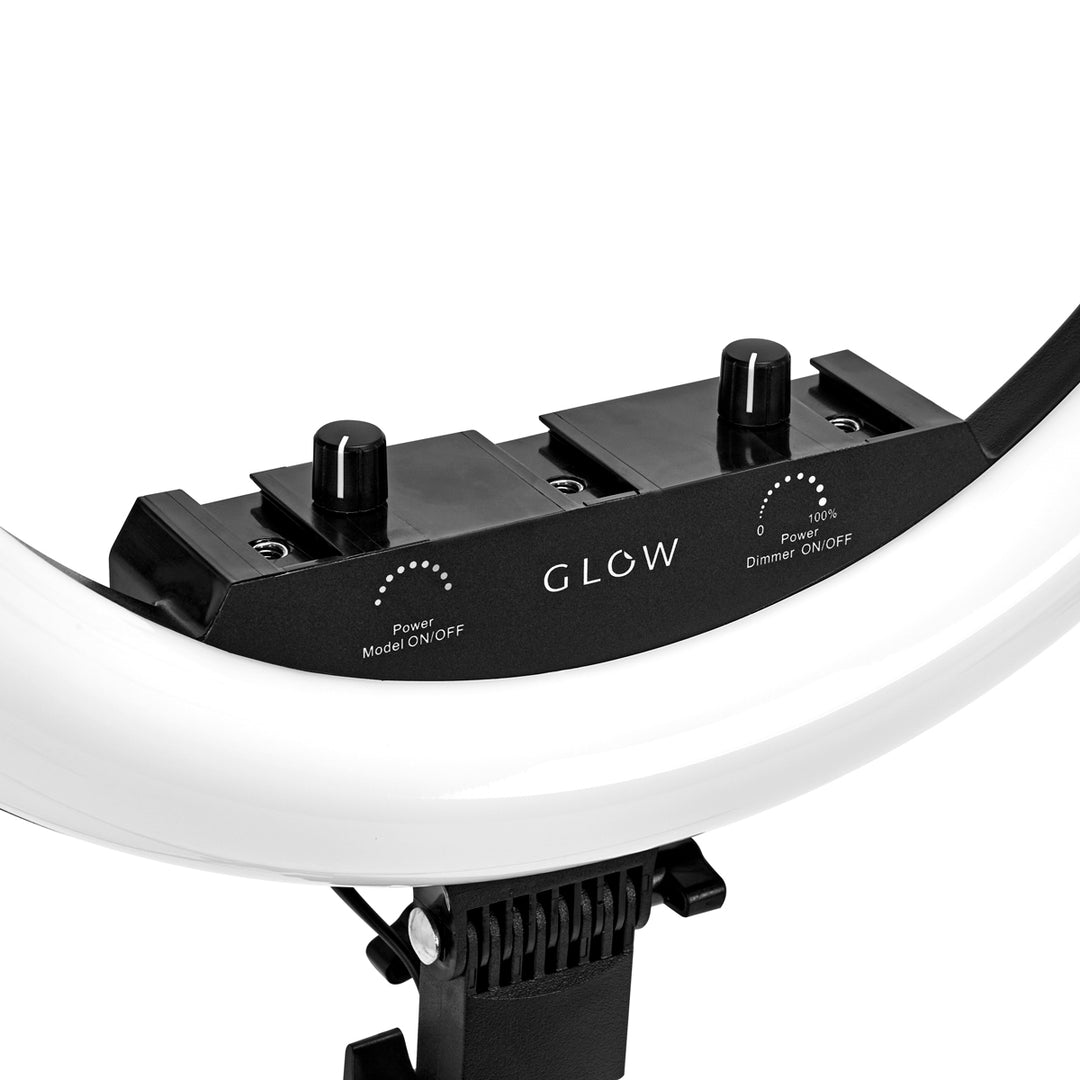 Ringlamp met Statief Glow 18" 45W Zwart - afbeelding 10